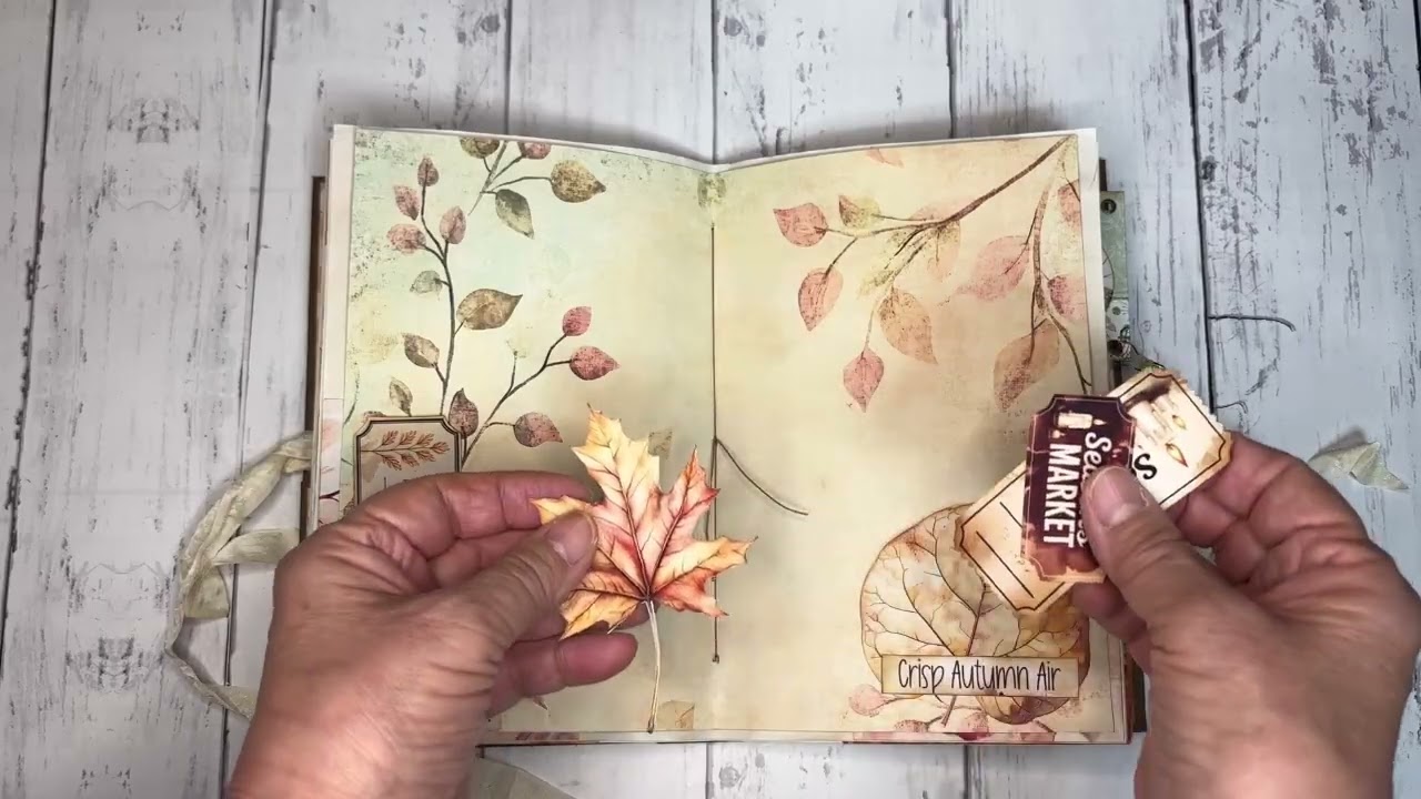 801 Autumn Junk Journal “A Perfect Autumn Day”  (Flip-through)