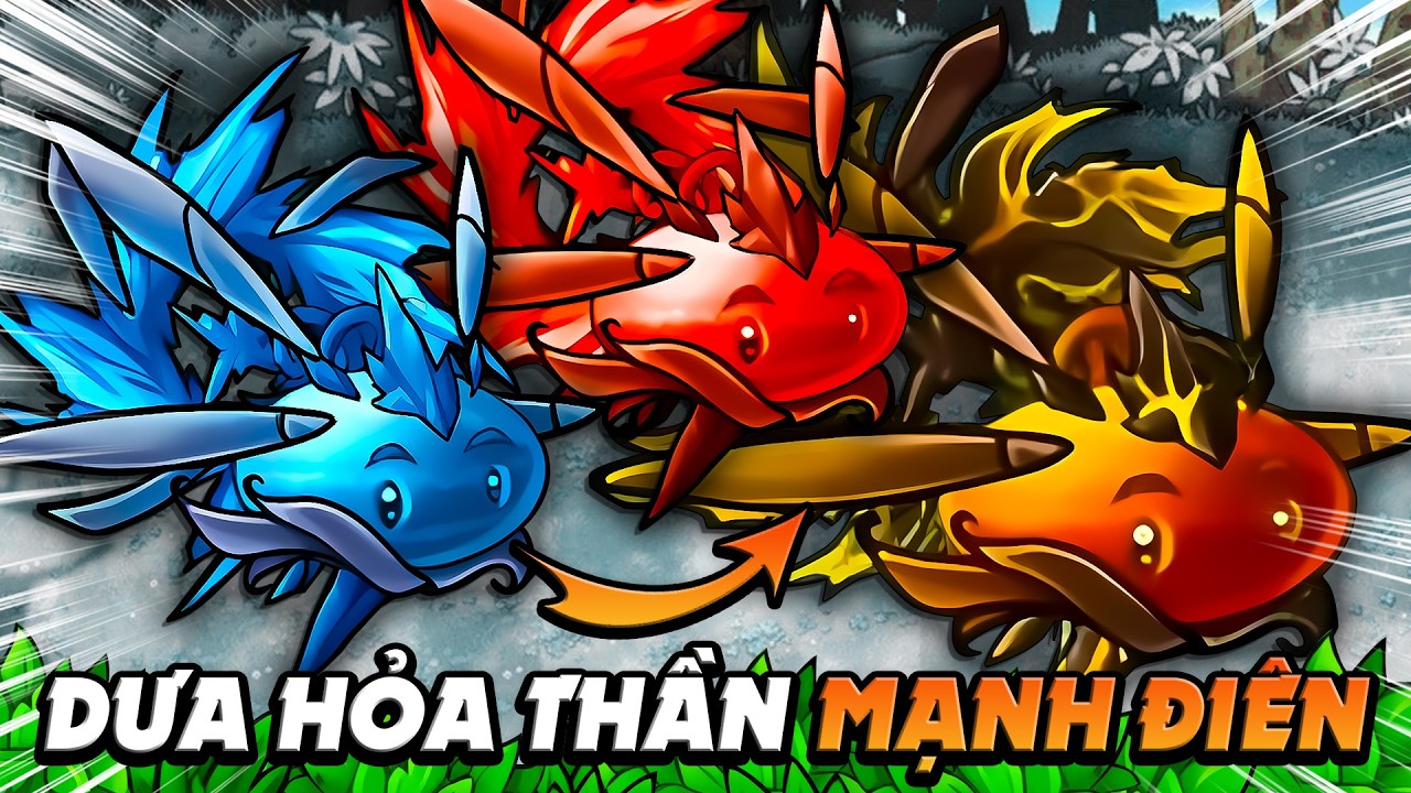Tối thượng cực mạnh - Dưa hỏa thần cùng bí nhiệt hạch mini | Plants vs Zombie Fusion