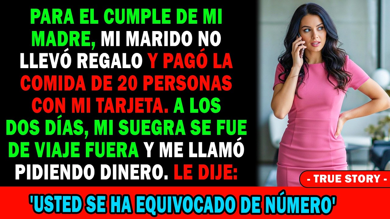 Cumple De Mamá🎂 Esposo Sin Regalo❌ A Los Dos Días Suegra Llamó💸 Dije😏 '¡Perdón, Número Equivocado!'