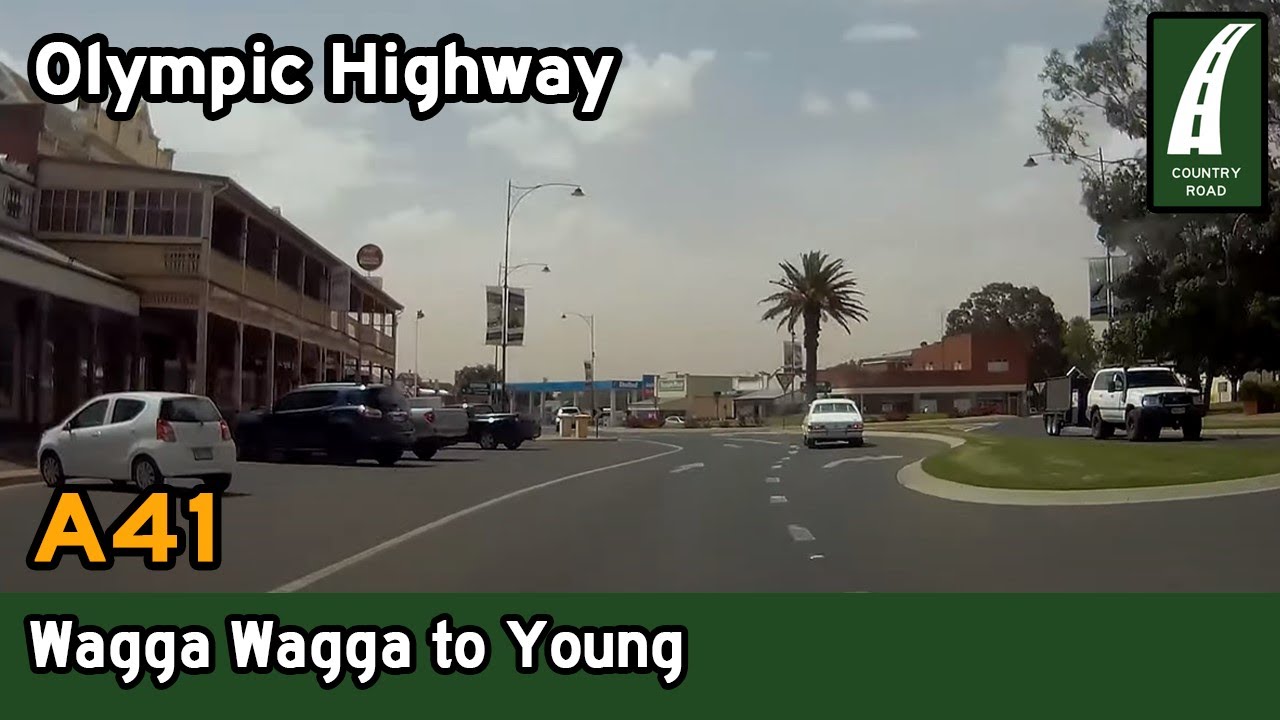 Driving from Wagga Wagga to Young - A41 Olympic Highway (Regional NSW drive)