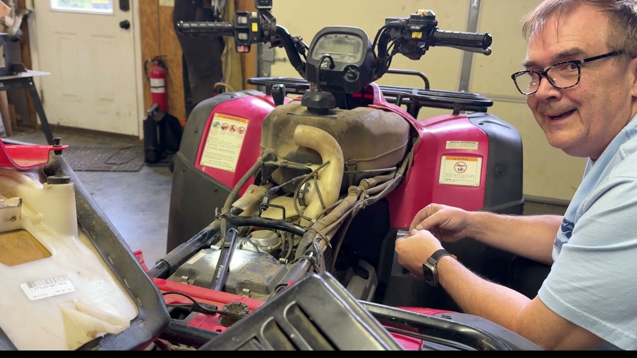 Honda Rancher AT ATV 2004 TRX400FA choke cable repair