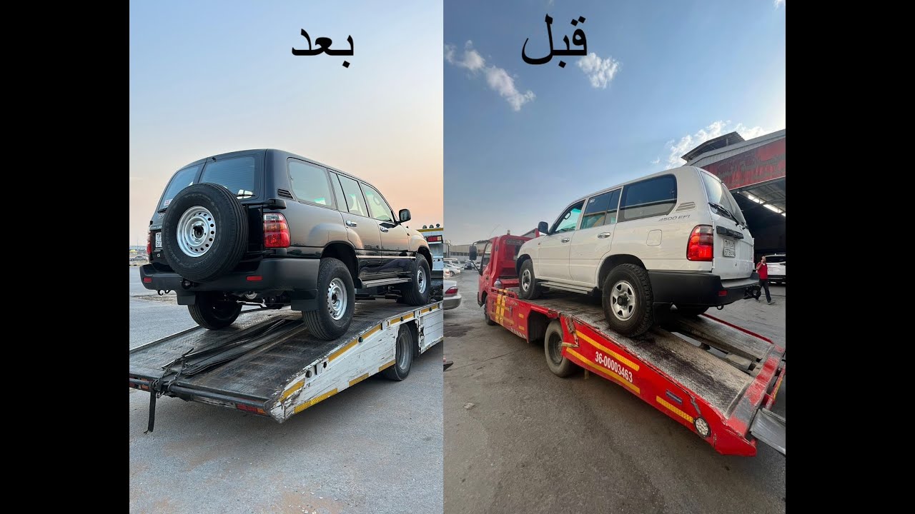تجديد لاند كروزر جي Lc100 موديل 2000
