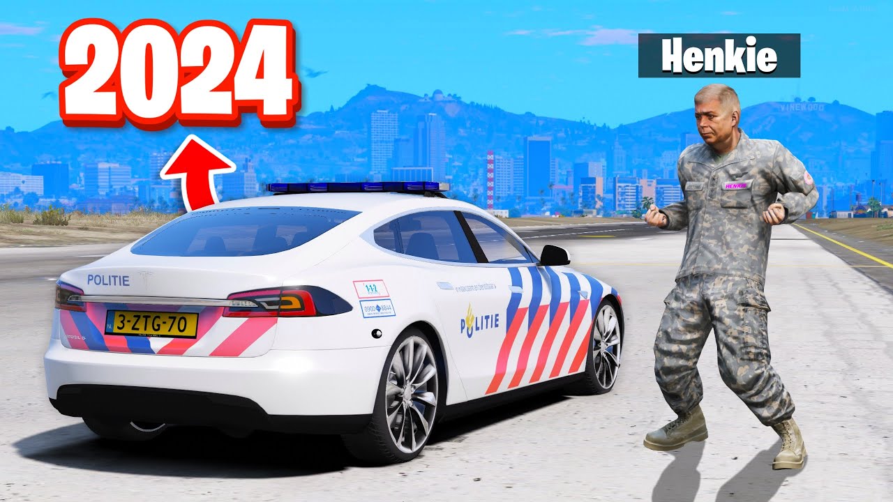 HENKIE Monteert POLITIE TESLA In 2024!