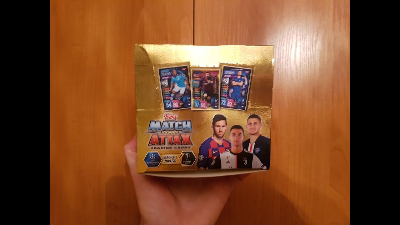 HIT!! TOPPS CHAMPIONS LEAGUE 19/20 WERSJA WŁOSKA - UNBOXING DISPLAY BOXA - ILE WPADŁO WŁOSKICH KART?