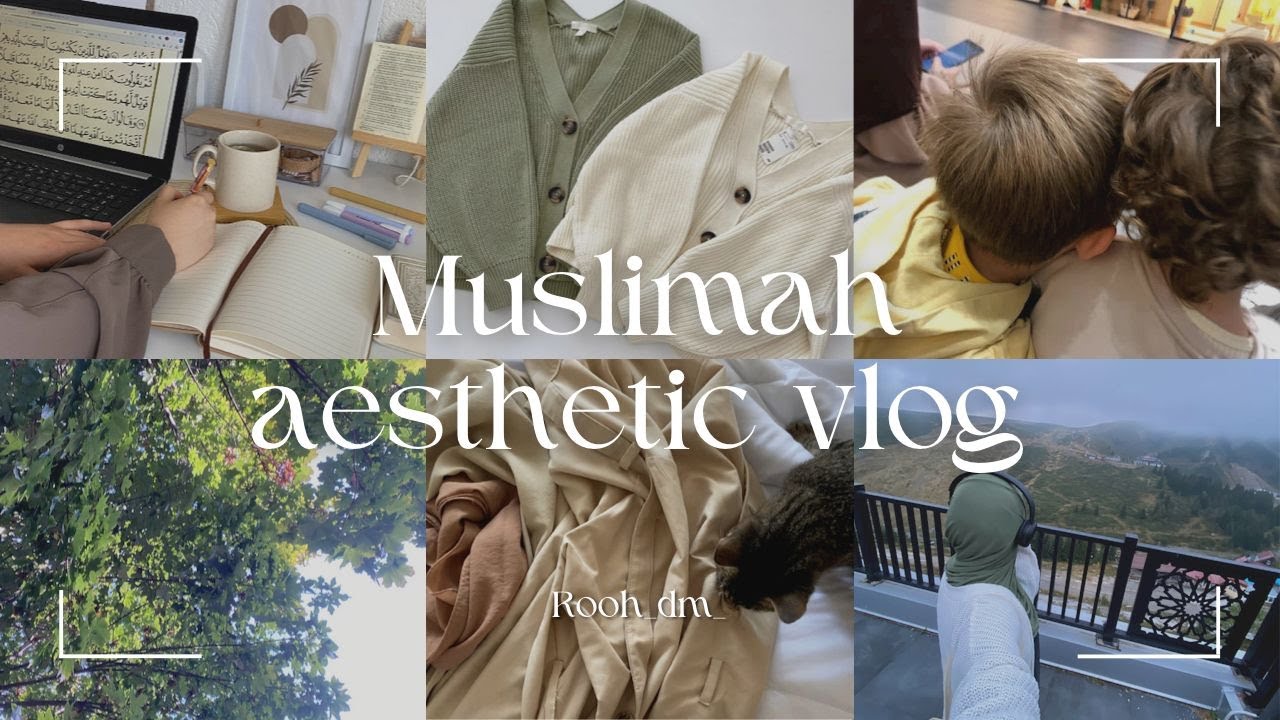 MUSLIMAH VLOG I productive days, quran classes, cookies, family time, silent vlog, booklover...