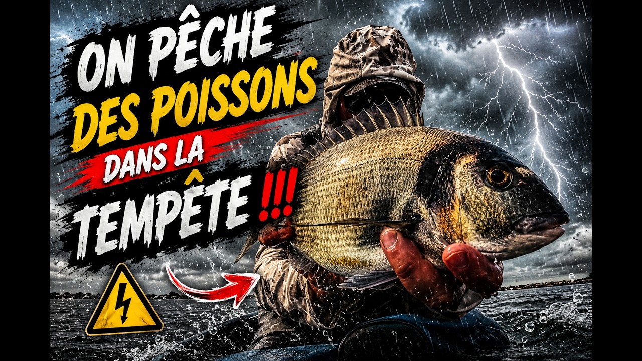 [Etang de thau] On pêche des dorades  et loups dans la tempête!!!( tenya et leurres)