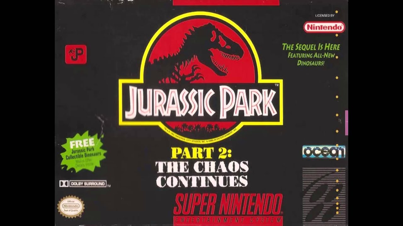 Jurassic Park Part 2: The Chaos Continues - HQ (SNES OST)