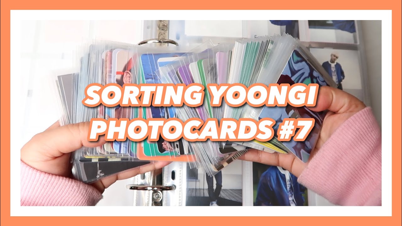 ♡ storing yoongi photocards away #7 ♡