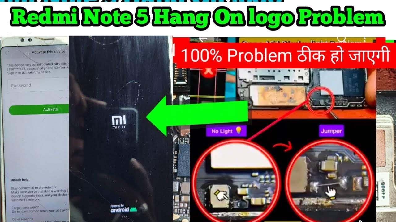 Redmi Note 5 Hang on logo Problem Solution || Redmi note 5 Logo पर अटका हुआ है ठीक कैसे करे सोल्यूशन