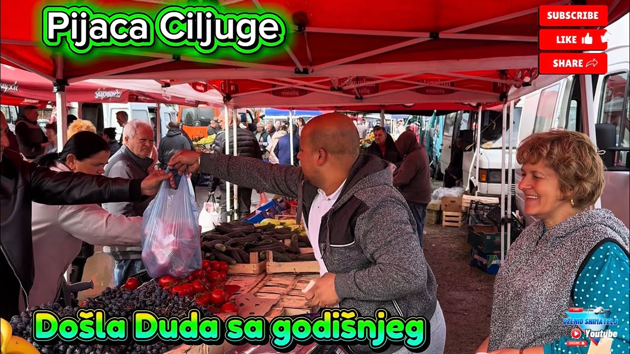 Pijaca Ciljuge do&scaron;la Duda sa godi&scaron;njeg odmora, predbajramska pijaca 18.03.2026
