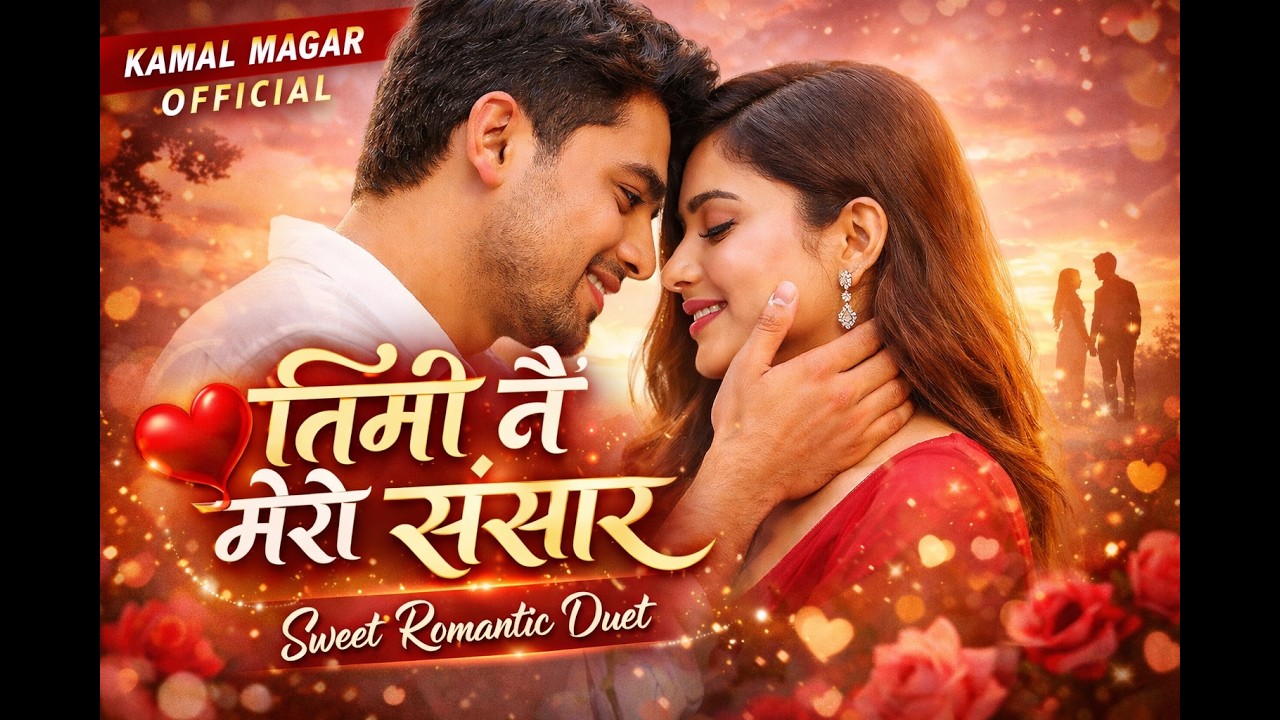 Timi Nai Mero Sansar | Romantic Nepali Duet AI Song | Male Female Harmony Love Song |