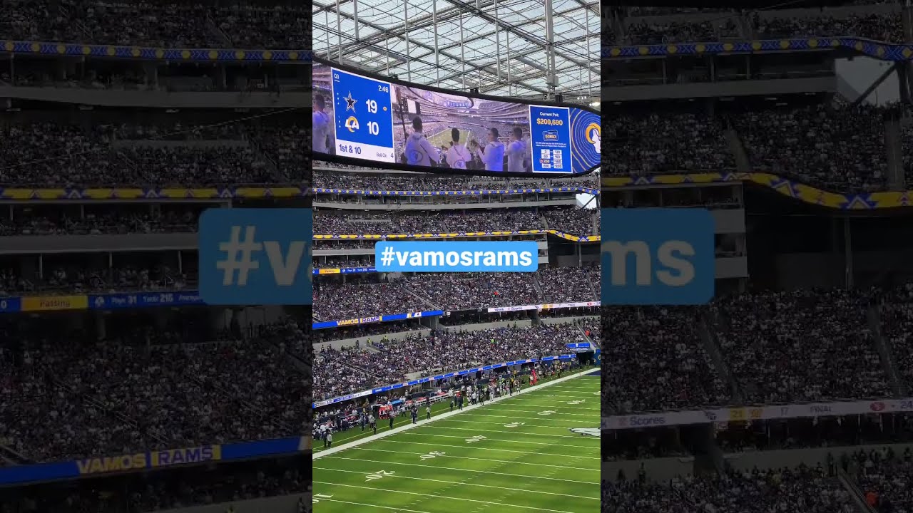 Mariachi Rams Perform &ldquo;Lowrider&rdquo; at Vamos Rams Game on 10/9/2022 #shorts #nfl #mariachirams #larams