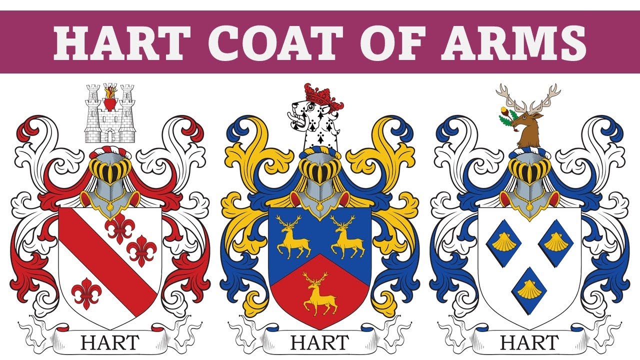 Hart Coat of Arms & Family Crest - Symbols, Bearers, History