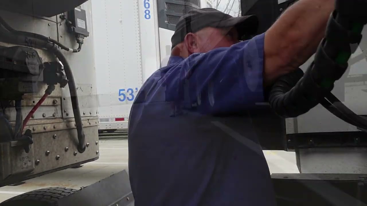 The Day and Life of a Walmart Truck Driver Picking up a back haul from North Charleston, that's it