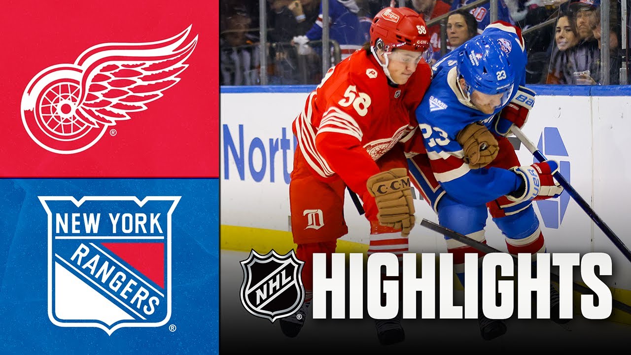 NHL Highlights | Red Wings vs. Rangers | November 16, 2025