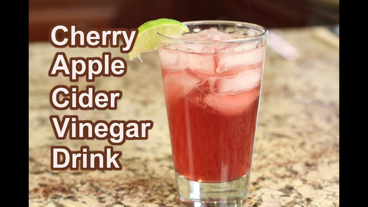 Cherry Apple Cider Vinegar Drink | Rockin Robin Cooks