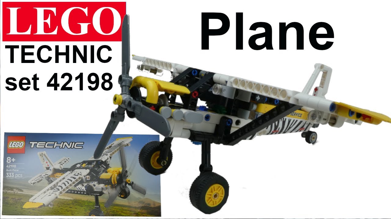 LEGO Technic set 42198 – Plane  - Unboxing and Build ( TUTORIAL)