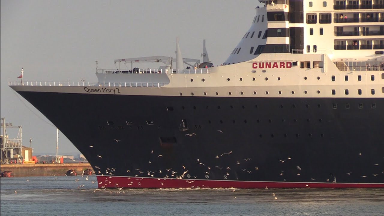 HORN EXCHANGE DEPARTURES QUEEN ANNE ARVIA & QUEEN MARY 2 SOUTHAMPTON  27/04/25