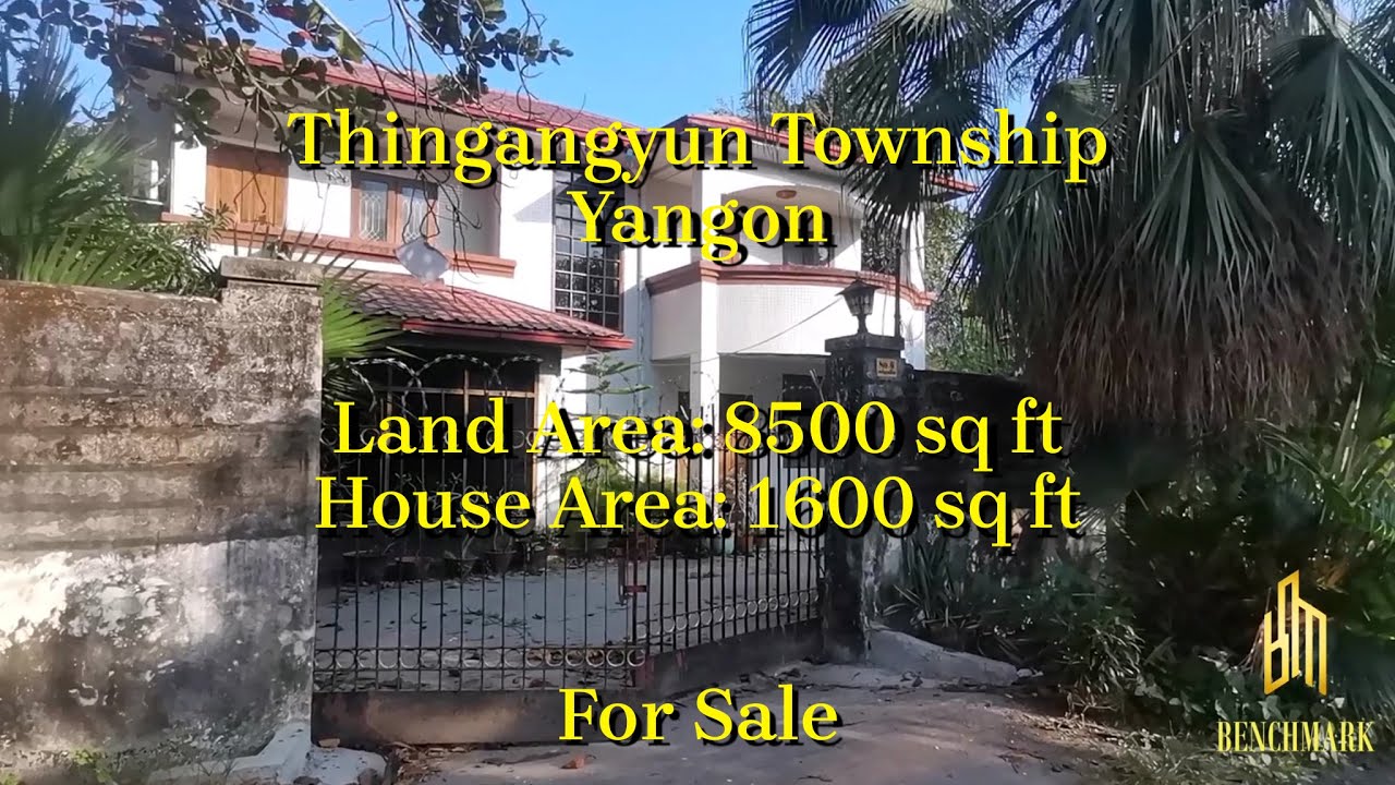 Detached House for Sale in Yangon, Myanmar.