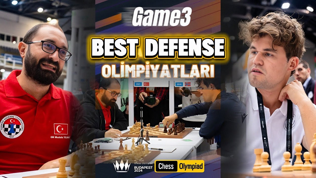 Best Defense!!! Magnus Carlsen Vs Mustafa Yilmaz || Clasic Chess Olympiad
