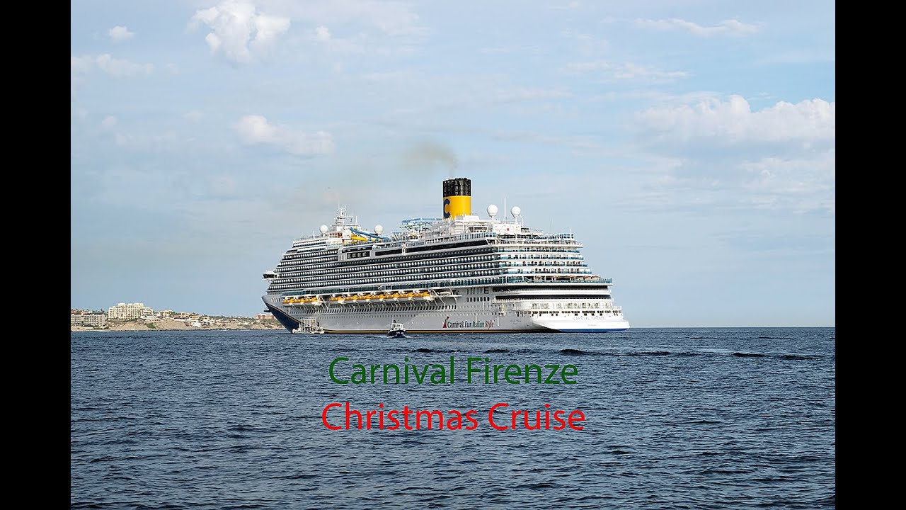 Carnival  Firenze Christmas Cruise
