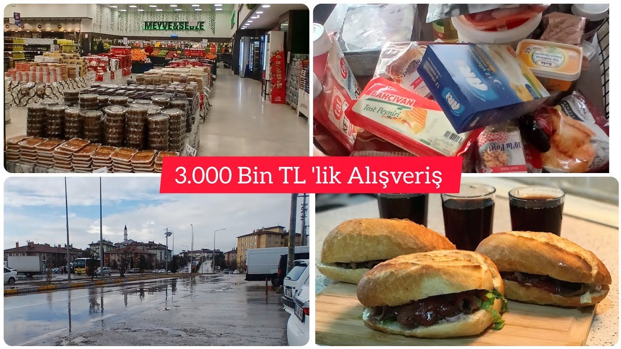 DÜN NEDEN VİDEO ATMADIM ? | 3.000 TL MARKET ALIŞVERİŞİ NELER ALDIK BAKALIM