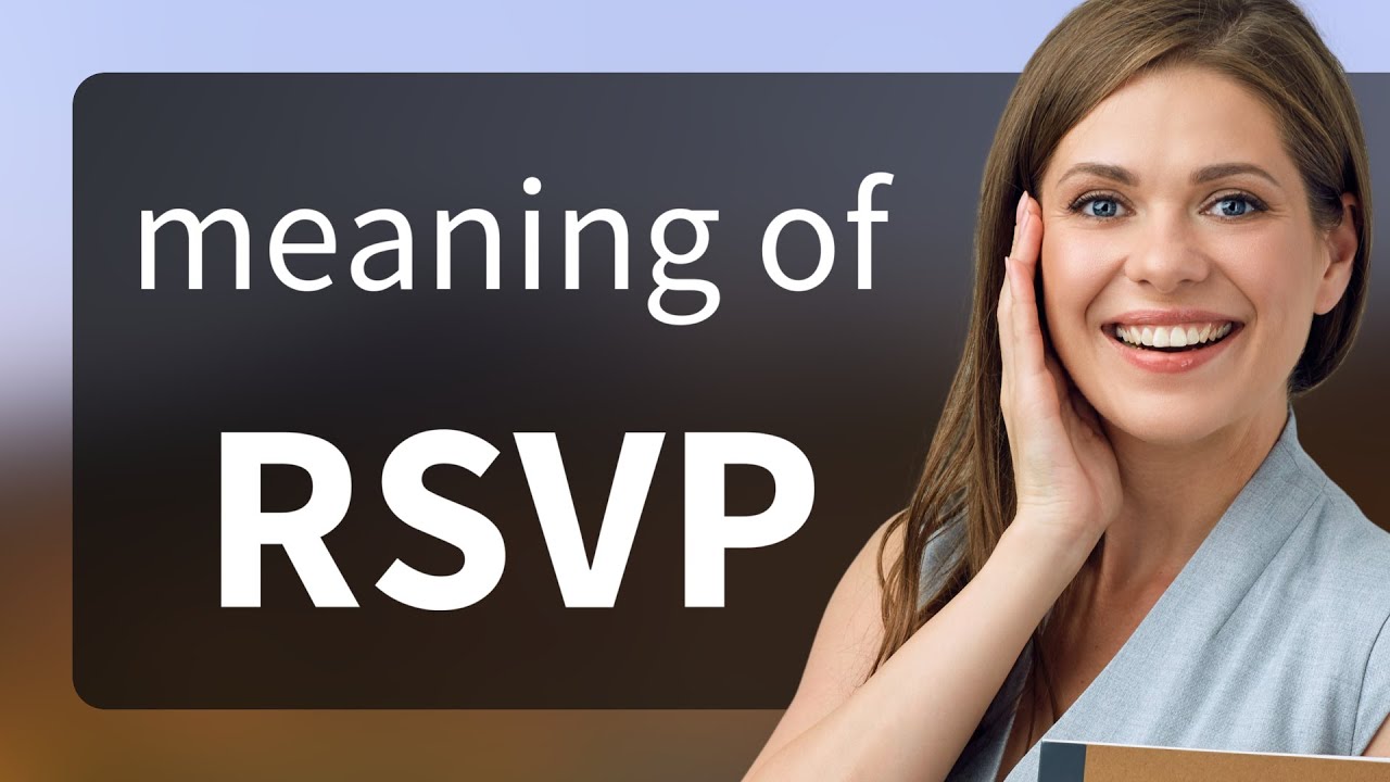 RSVP: что это значит и почему это важно?
