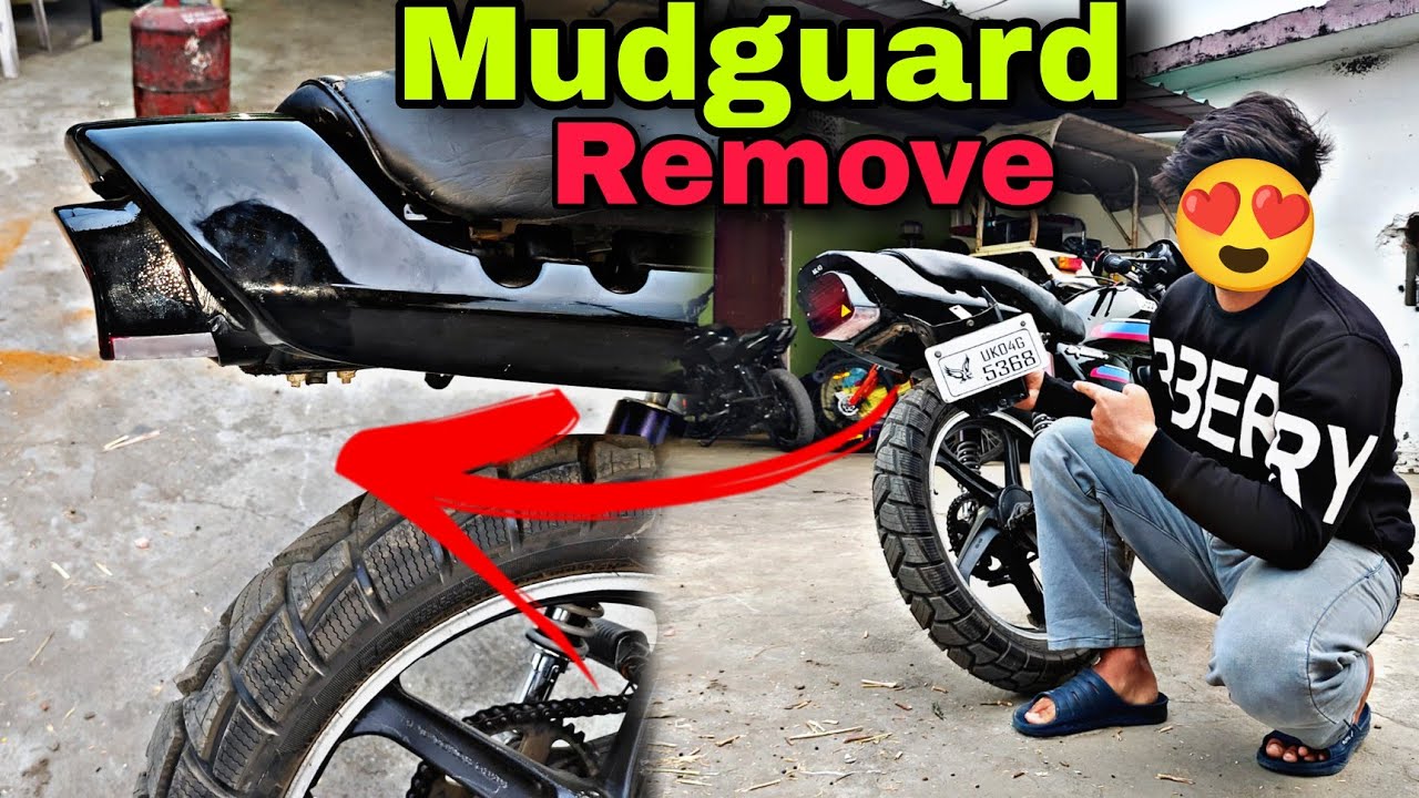splendor.removeable back Mudguard🔥.                                  *JUGAAD*😍//#modified #splendor