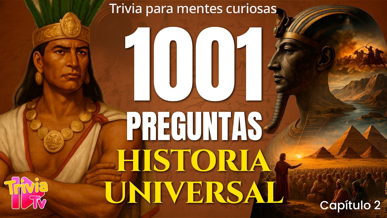 1001 Preguntas de Historia Universal &ndash; Cap&iacute;tulo 2 📚 | Trivia con Respuestas | Nivel Intermedio