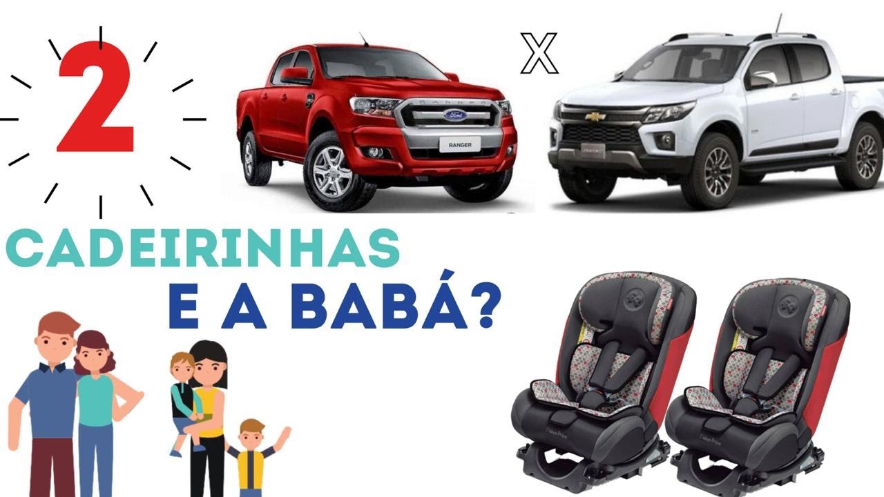 2 Cadeirinhas e a Babá? Parte 8 - Dodge RAM, Ranger e S10