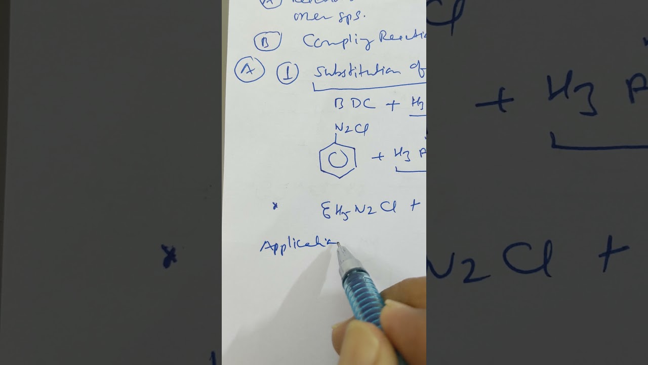 Benzene diazonium Salt Part-2 For BSc Part-2