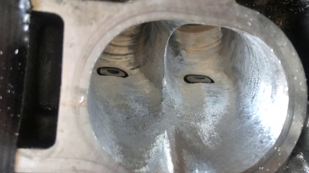 The porting job of K series cylinder head!!!