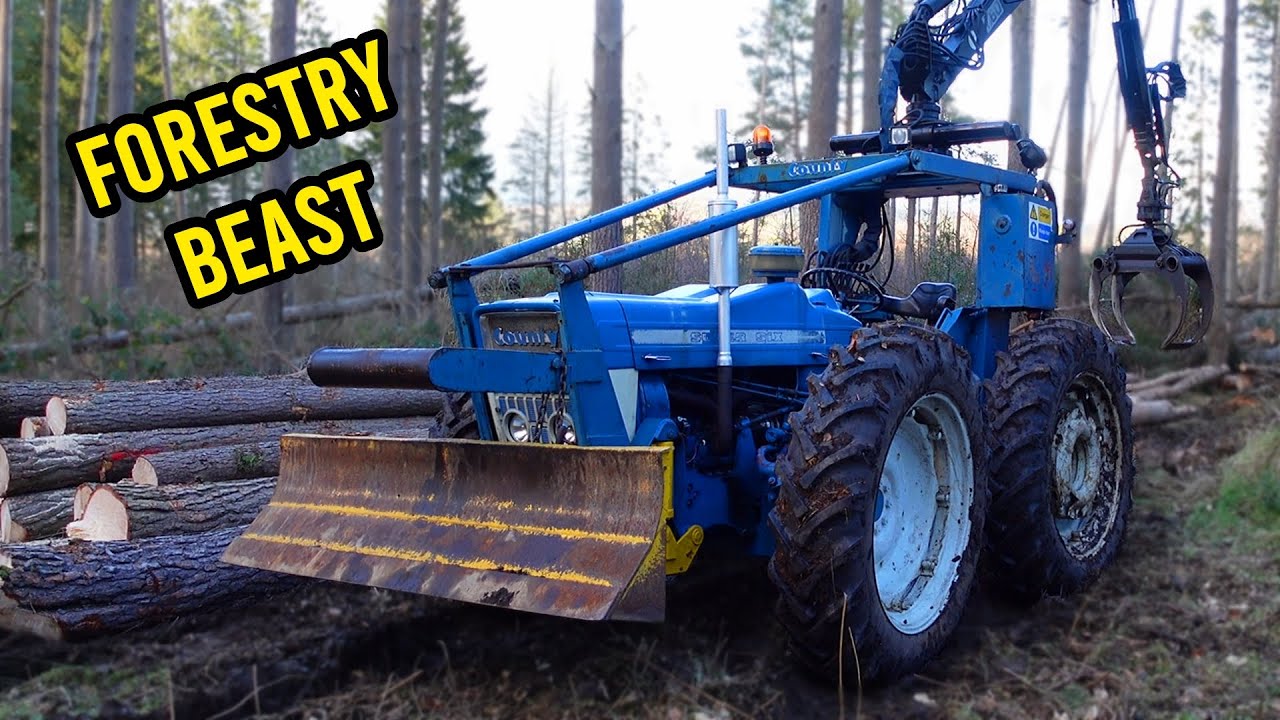 County 1124 Highland Bear Skidding Logs | Raw Sound