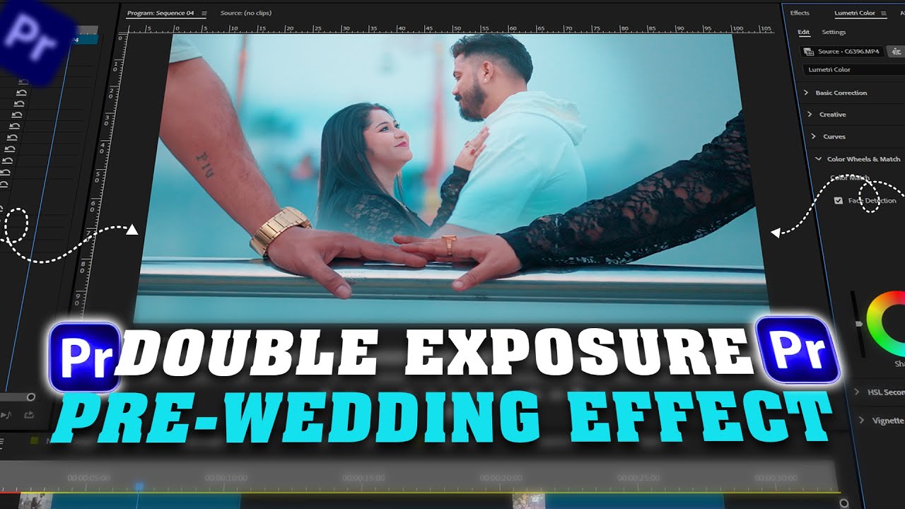 Create Trending Double Exposure Effect in Premiere Pro 🔥 | Cinematic Pre-Wedding Edit Tutorial
