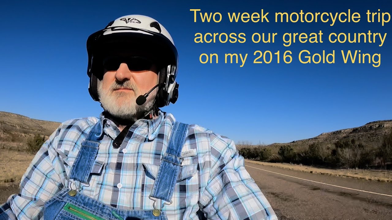 2021 Spring Gold Wing motorcycle trip along the southern US coast to NM. Rain, snow and hail !
