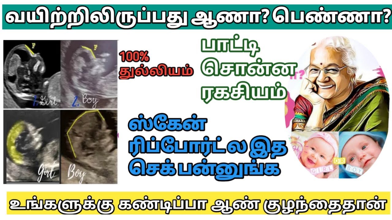 கருவிலிருப்பது ஆணா?பெண்ணா?|Baby gender prediction in tamil|How to find baby gender tamil|boy or girl