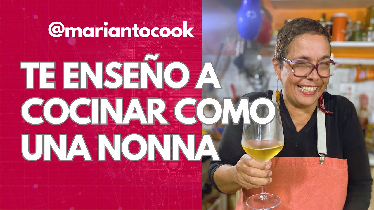 Aprender a cocinar comida italiana con @Mariantocook