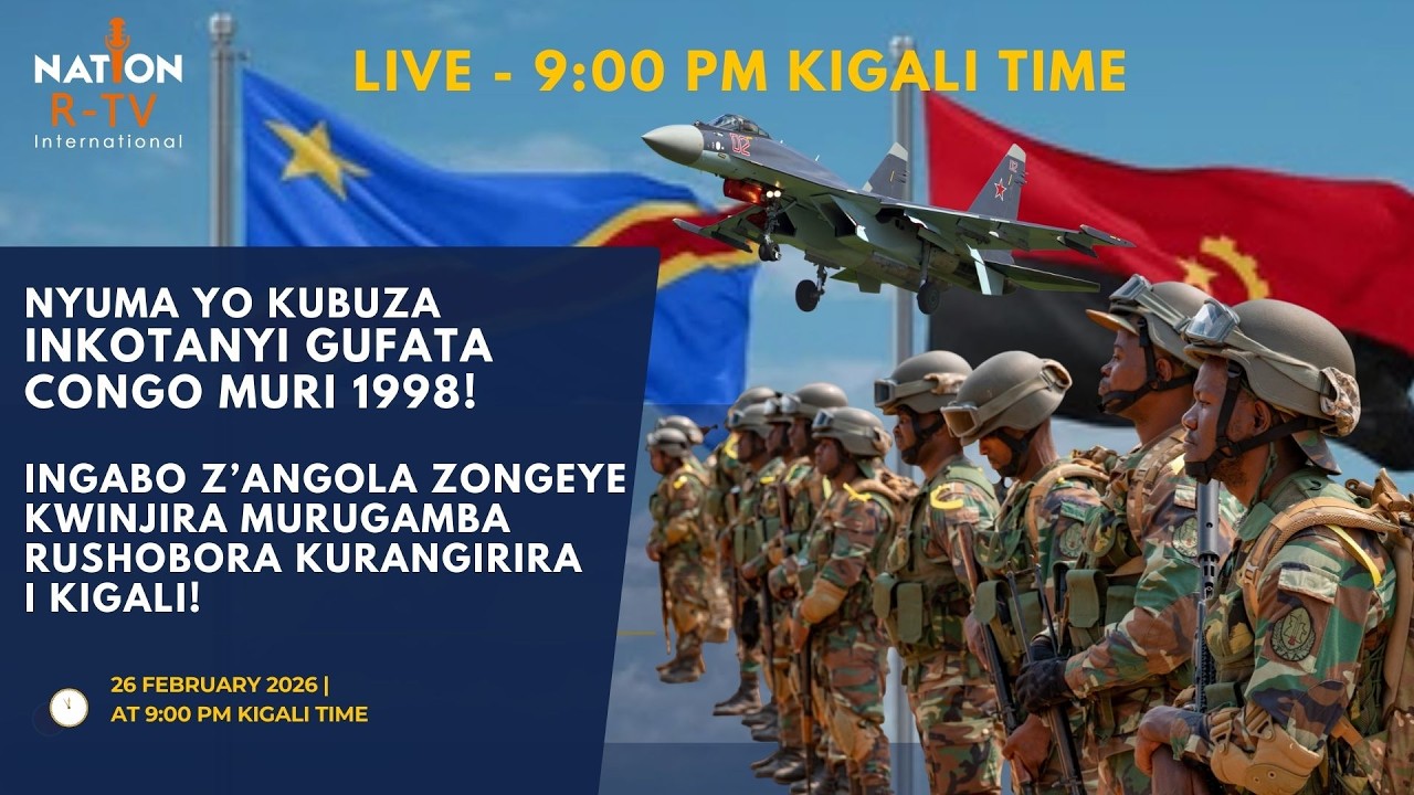 NYUMAYO GUTSINDA INKOTANYI MURI 1998 - INGABO Z'ANGOLA ZIGARUTSE MURUGAMBA RUZARANGIRIRA I KIGALI!