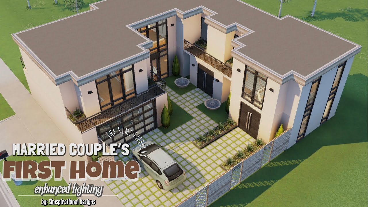 MARRIED COUPLE’S FIRST HOME-enhanced lighting |The Sims Freeplay| House Tour| Simspirational Designs
