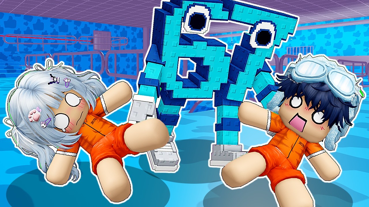 BIBI & BOBO DITANGKAP BRAINROT ANOMALI  67 || 67'S PRISON RUN! - ROBLOX INDONESIA