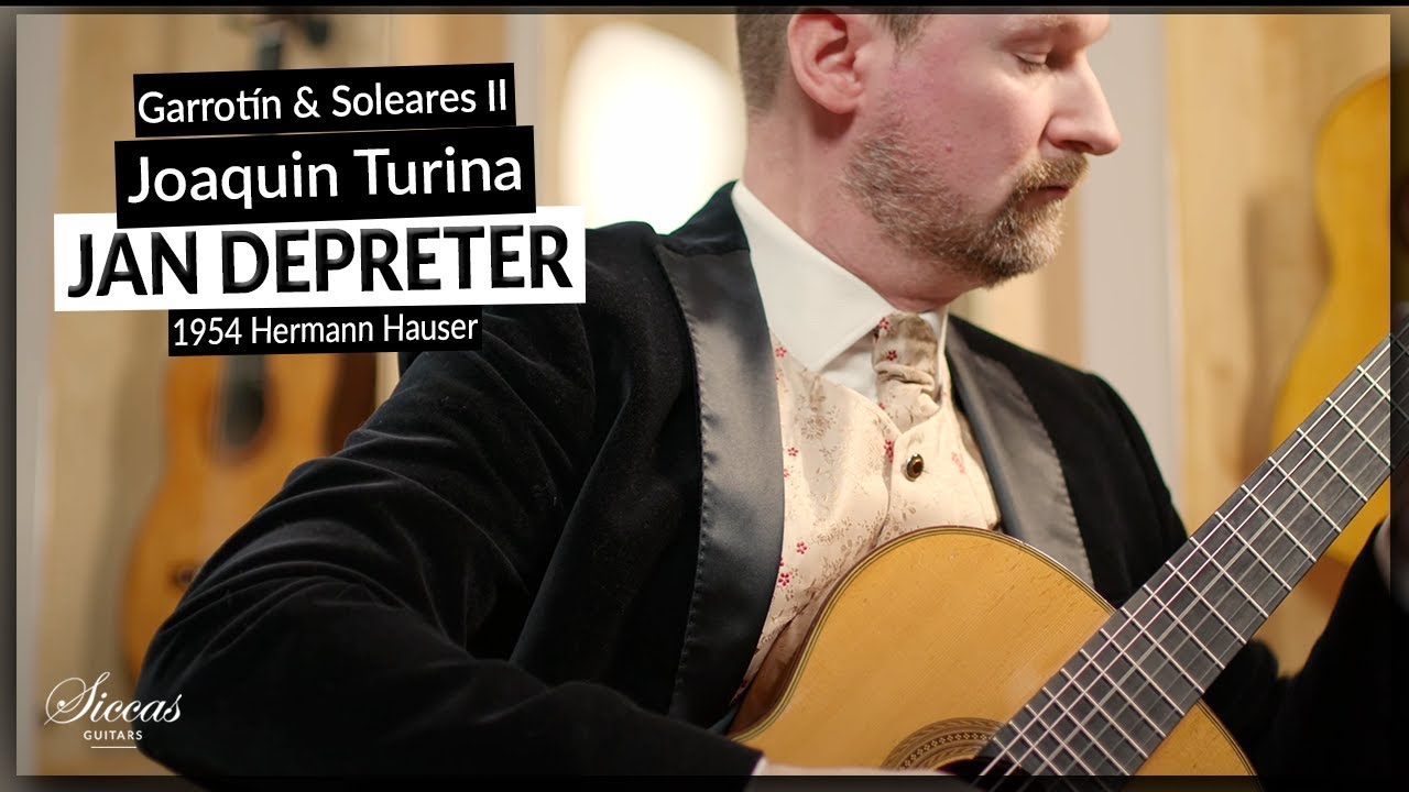 Jan Depreter plays Garrotín & Soleares II by Joaquin Turina on a 1954 Hermann Hauser II