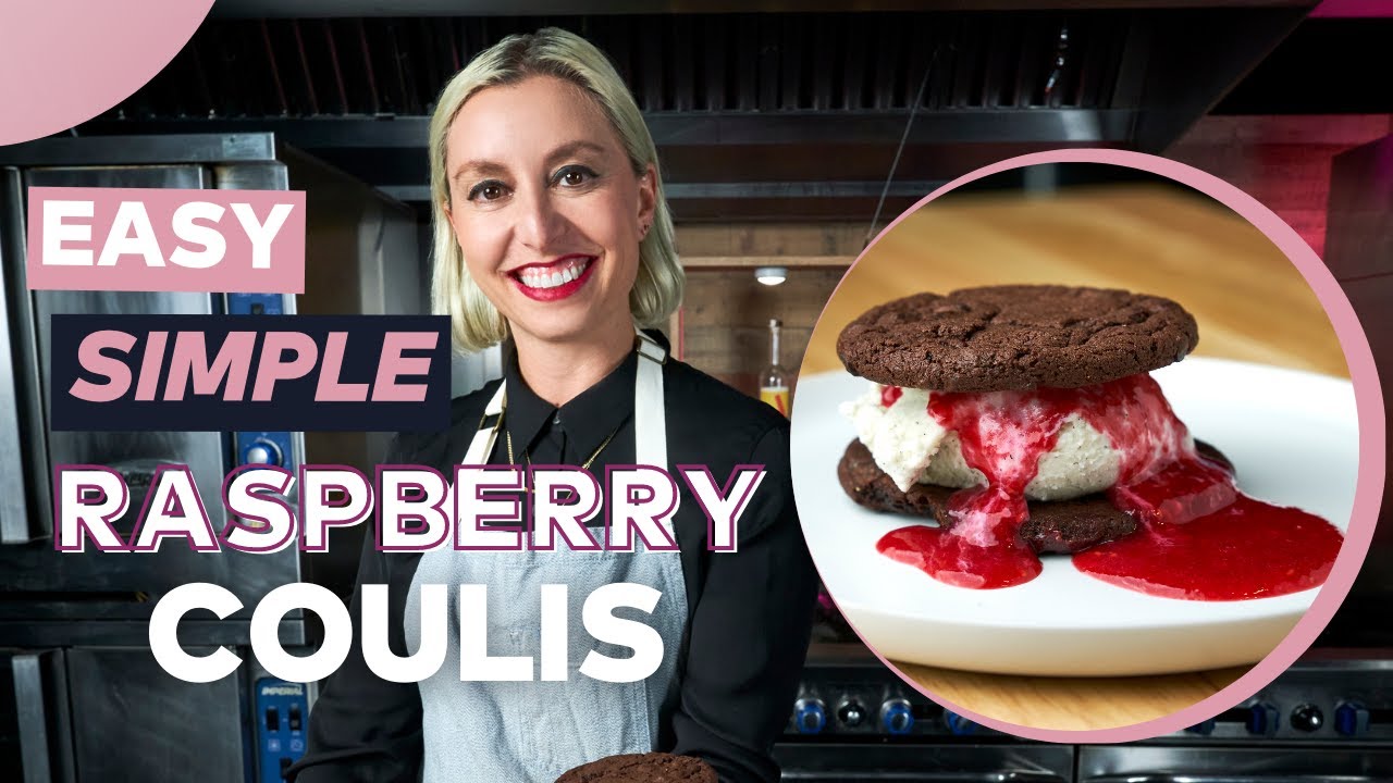 Easy, Simple Raspberry Coulis Sauce Recipe