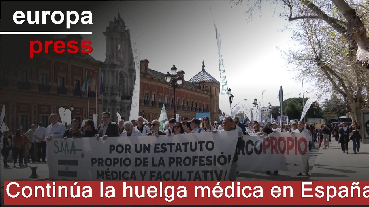 Continúa la huelga médica en España