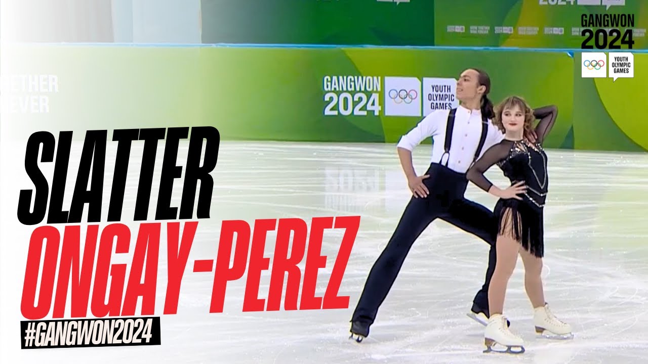 Slatter Ashlie and Ongay Perez Atl 🥉 Third position in Ice Dance at Gangwon 2024!