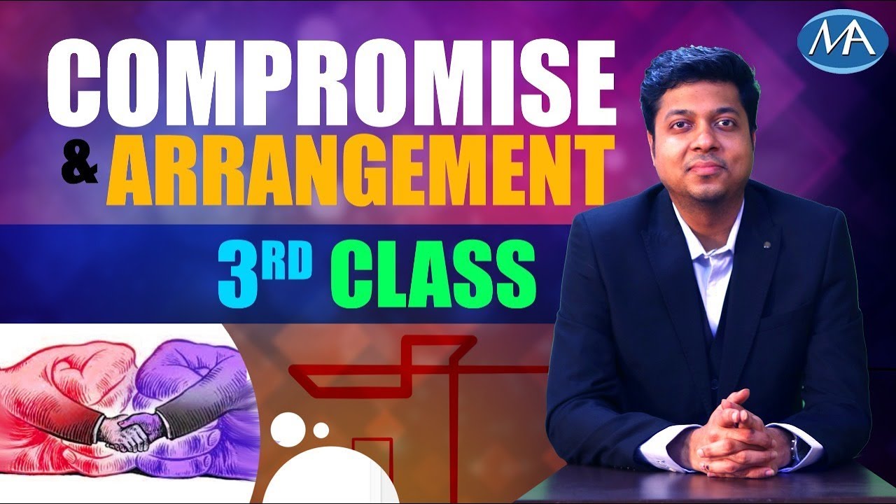 Compromise and Arrangement 3rd Class II CA CS CMA FINAL & CS Executive