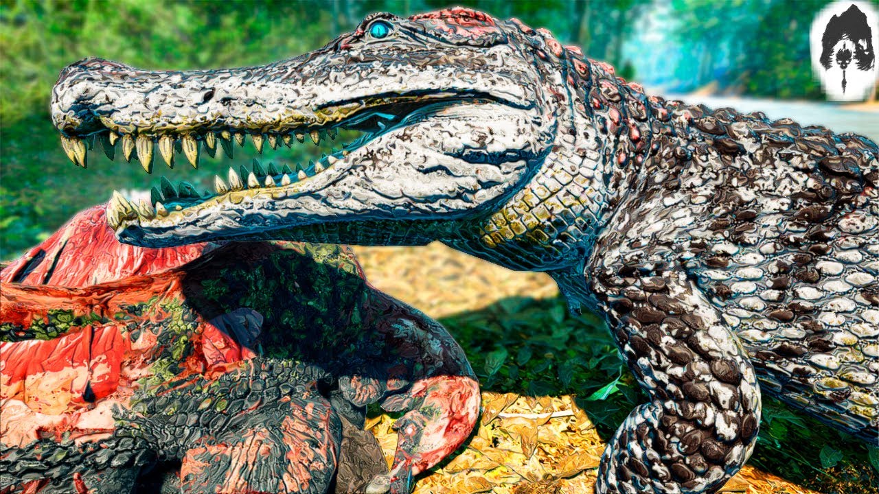 The Isle - Gigante Deinosuchus! Cai Na Armadilha, Confusão Generalizada No Rio!