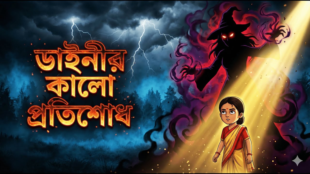 ডাইনীর কালো প্রতিশোধ | Dainir Kalo Protishodh | Bangla Cartoon | Thakumar Jhuli