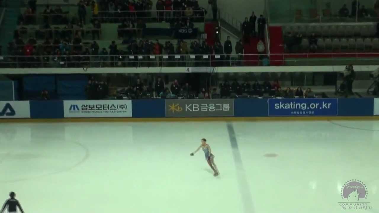 130105-Yuna Kim-SP Warm-up-Korea Figure Skating Championship 2013.avi
