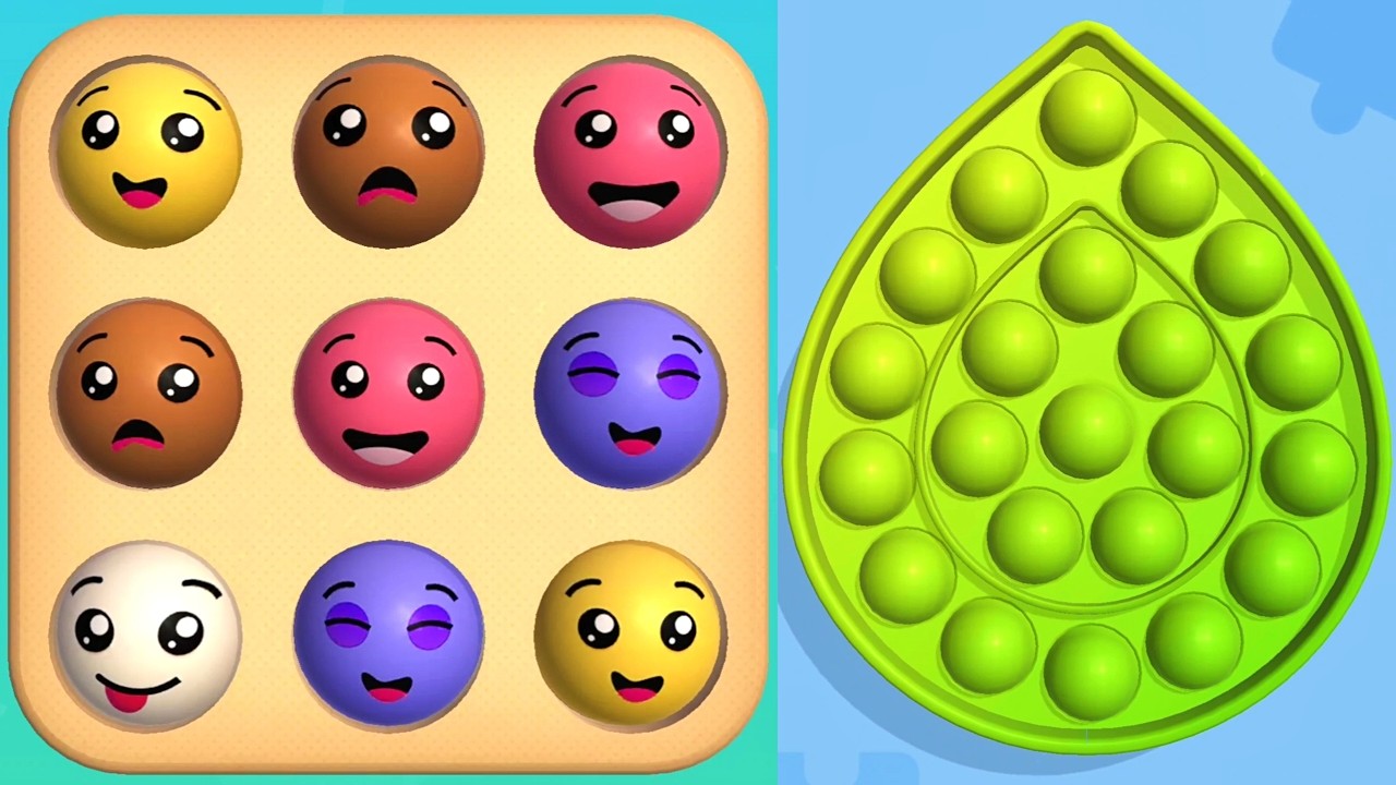 Pop Us! Very Satisfying and Relaxing ASMR Slicing Gameplay Video