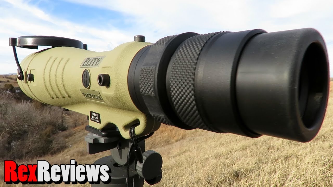 Bushnell Elite Tactical LMSS 8-40x60 Spotting Scope with FFP H32 Reticle~ Rex Reviews